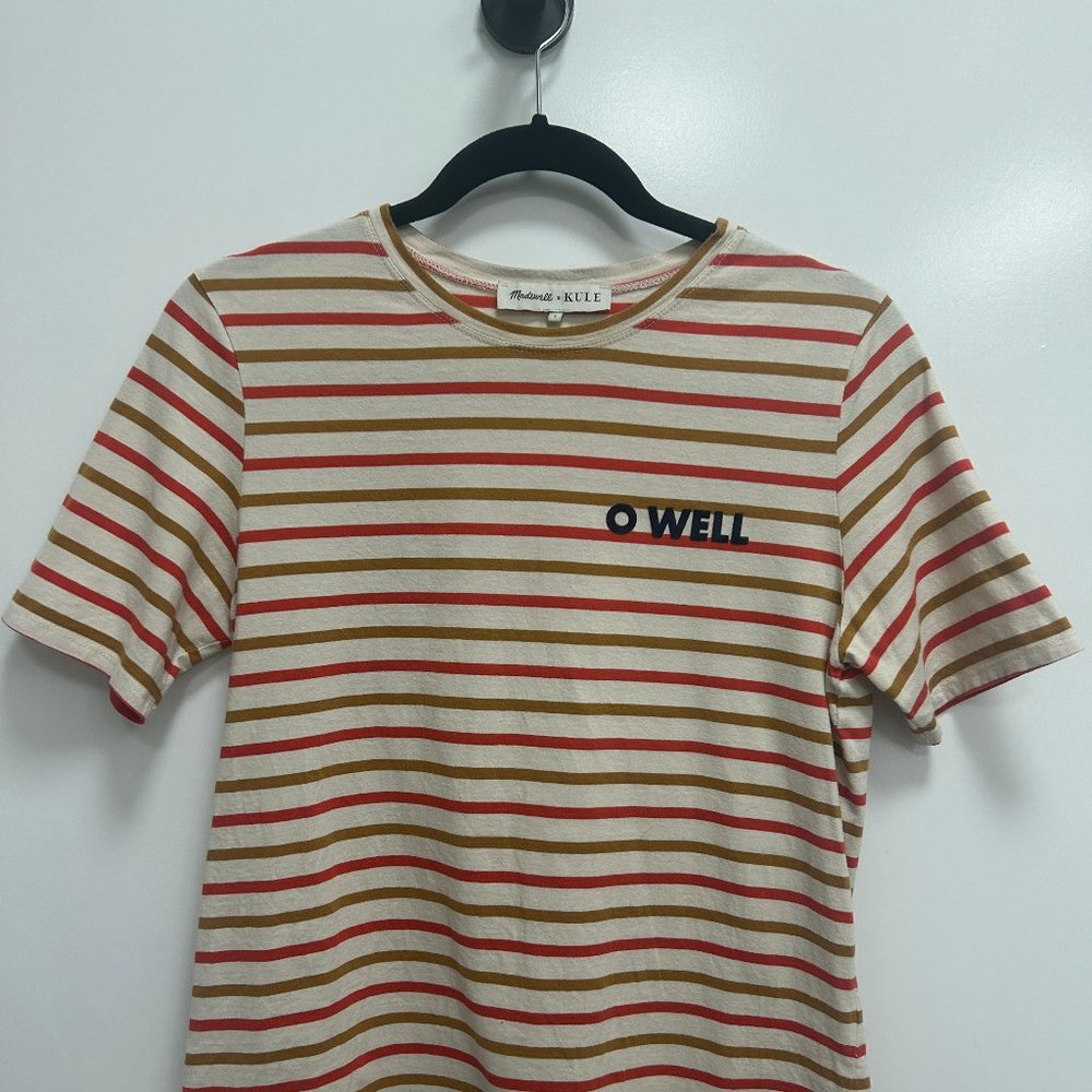KULE x Madewell O Well striped tee
